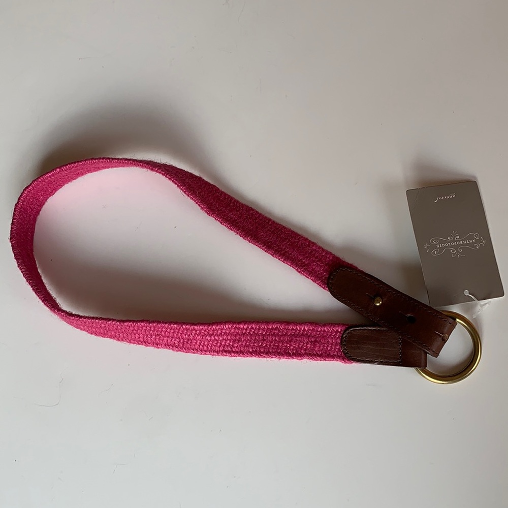 Anthropologie Linea Pelle Women’s M Pink Belt